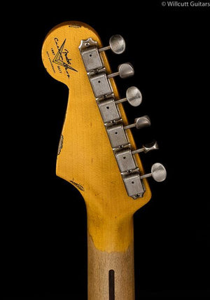 Fender Custom Shop 1955 Strat Relic Wide Fade Chocolate 2-Tone Sunburst (109)