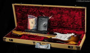 Fender Custom Shop 1955 Strat Relic Wide Fade Chocolate 2-Tone Sunburst (109)