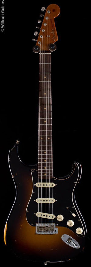 Fender Custom Shop 2019 LTD Roasted Poblano Strat Relic Wide-Fade 2-Color Sunburst (370)