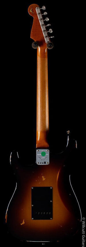 Fender Custom Shop 2019 LTD Roasted Poblano Strat Relic Wide-Fade 2-Color Sunburst (370)