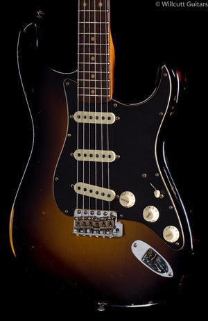 Fender Custom Shop 2019 LTD Roasted Poblano Strat Relic Wide-Fade 2-Color Sunburst (370)