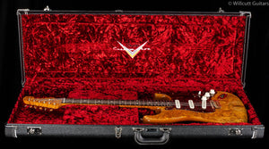 Fender Custom Shop Artisan Maple Burl Strat Aged Natural