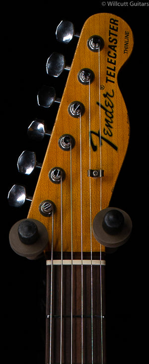 Fender Custom Shop LTD '72 Tele Thinline Relic Aged Blue Flower (672)