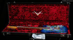 Fender Custom Shop LTD '72 Tele Thinline Relic Aged Blue Flower (672)