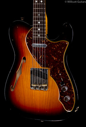 Fender Custom Shop 2020 LTD 60's Tele Thinline Journeyman Relic Aged 3-Color Sunburst (795)