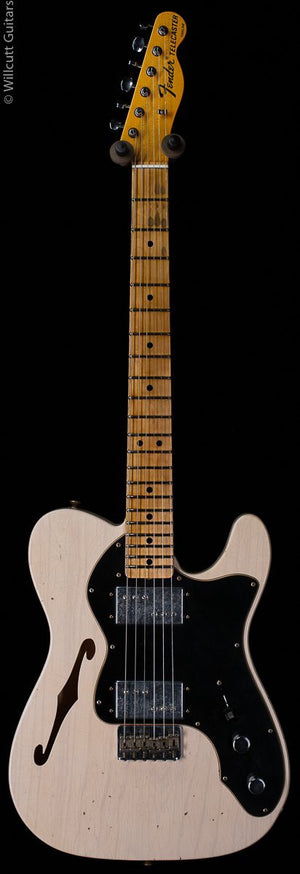 Fender Custom Shop LTD' 72 Tele Thinline Journeyman Relic Aged White Blonde (011)