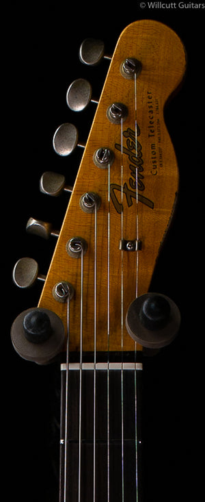 Fender Custom Shop 2020 64 Telecaster Custom Heavy Relic Aged Blue Ice Metallic (604)