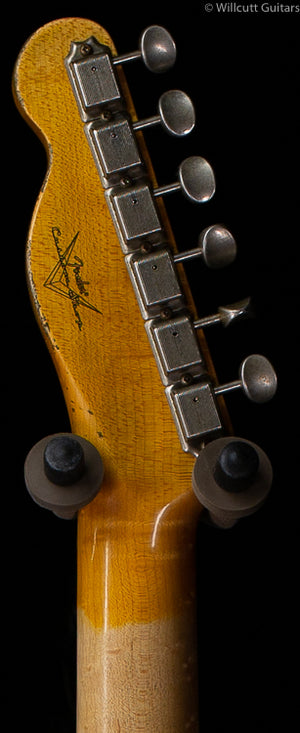 Fender Custom Shop 2020 64 Telecaster Custom Heavy Relic Aged Blue Ice Metallic (604)