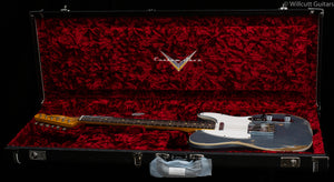 Fender Custom Shop 2020 64 Telecaster Custom Heavy Relic Aged Blue Ice Metallic (604)