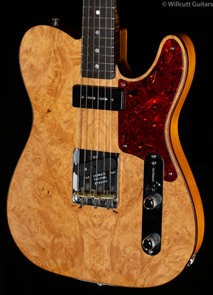 Fender Custom Shop Artisan P90 Maple Burl Telecaster Fiji Mahogany Body with AAAA