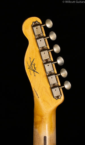 Fender Custom Shop LTD Mischief Maker Heavy Relic Aged Olympic White over Pink Paisley