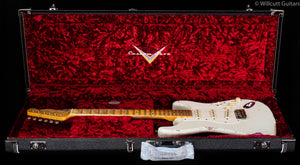 Fender Custom Shop LTD Mischief Maker Heavy Relic Aged Olympic White over Pink Paisley