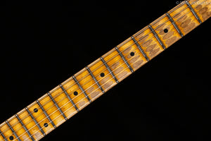 Fender Custom Shop LTD Mischief Maker Heavy Relic Aged Olympic White over Pink Paisley