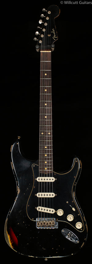 Fender Custom Shop Limited Edition Dual-Mag II Stratocaster Relic Black Rosewood