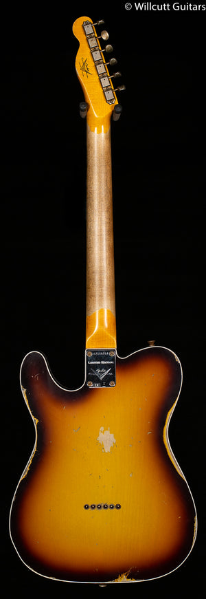 Fender Custom Shop Cunife Tele Custom Relic Faded Aged Chocolate 3-Color Sunburst