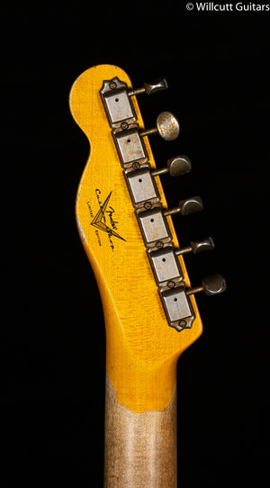 Fender Custom Shop Cunife Tele Custom Relic Faded Aged Chocolate 3-Color Sunburst