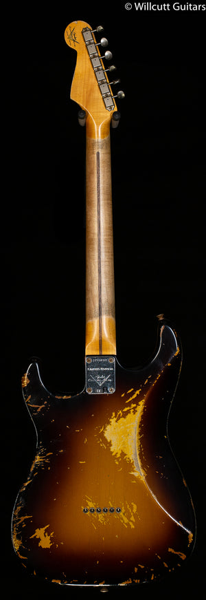 Fender Custom Shop Troposphere Strat Hard-Tail Heavy Relic Super Faded Aged 2-Color Sunburst