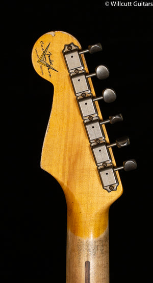 Fender Custom Shop Troposphere Strat Hard-Tail Heavy Relic Super Faded Aged 2-Color Sunburst