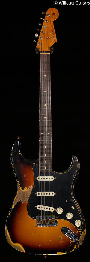 Fender Custom Shop LTD Dual-Mag II Stratocaster Heavy Relic Super Faded Aged 3-Tone Sunburst