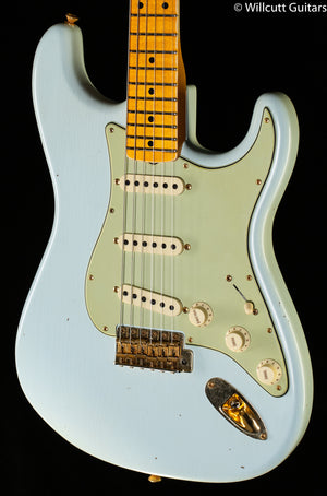 Fender Custom Shop Limited Edition '62 Bone Tone Stratocaster Journeyman Relic Super Faded Aged Sonic Blue