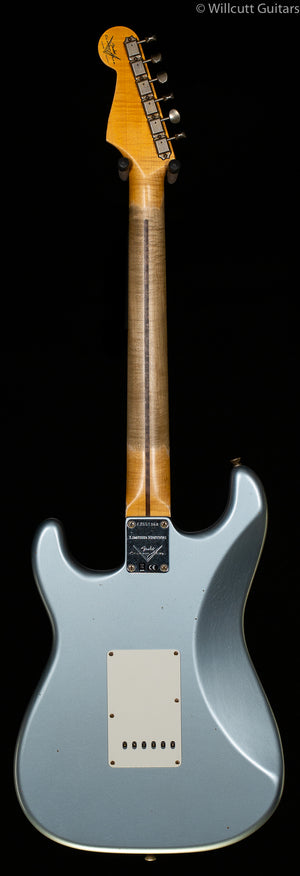 Fender Custom Shop '50s Dual Mag II Strat Journeyman Relic Faded Aged Ice Blue Metallic
