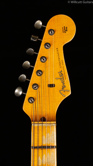 Fender Custom Shop LTD 1956 Stratocaster Heavy Relic Aged Black over 2 Color Sunburst