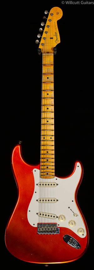 Fender Custom Shop '50s Dual Mag II Stratocaster Journeyman Relic Faded Aged Melon Candy Metallic