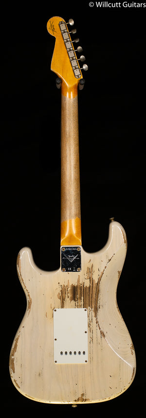 Fender Custom Shop 1959 Stratocaster Heavy Relic Rosewood Fingerboard Aged White Blonde (765)