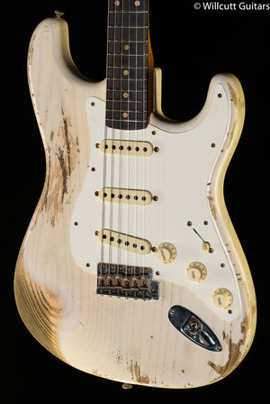 Fender Custom Shop 1959 Stratocaster Heavy Relic Rosewood Fingerboard Aged White Blonde (765)