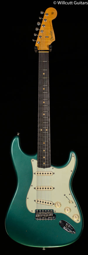Fender Custom Shop 1963 Stratocaster Journeyman Relic Closet Classic Hardware Faded Aged Sherwood Green Metallic