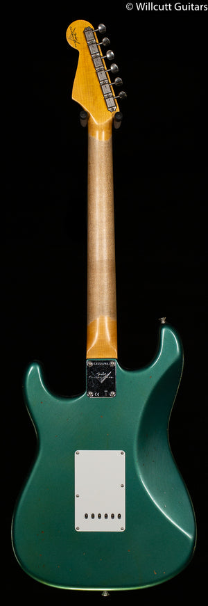 Fender Custom Shop 1963 Stratocaster Journeyman Relic Closet Classic Hardware Faded Aged Sherwood Green Metallic