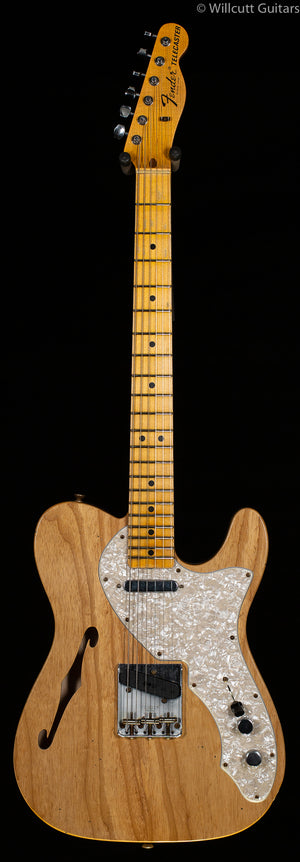 Fender Custom Shop 1969 Telecaster Thinline Journeyman Relic Maple Fingerboard Aged Natural