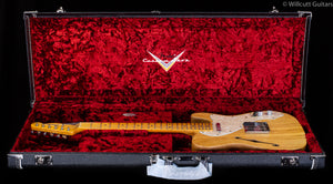 Fender Custom Shop 1969 Telecaster Thinline Journeyman Relic Maple Fingerboard Aged Natural
