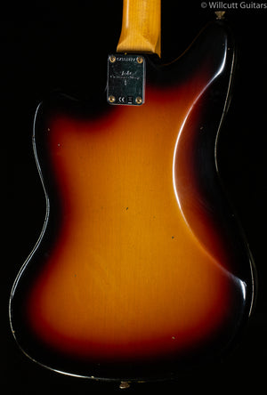 Fender Custom Shop '63 Jaguar Journeyman Relic Rosewood Fingerboard 3-Color Sunburst