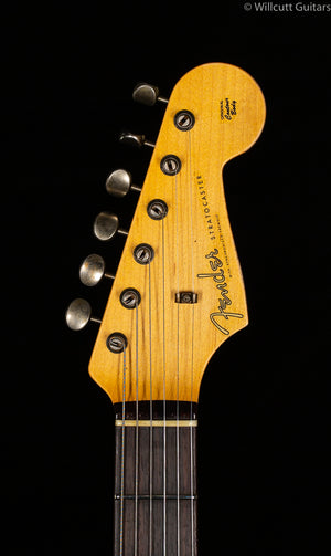 Fender Custom Shop 1959 Stratocaster Heavy Relic Rosewood Fingerboard Faded Aged Chocolate 3-Color Sunburst (023)
