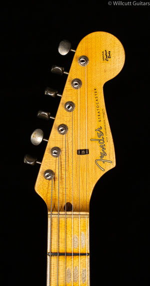 Fender Custom Shop '57 Stratocaster Relic Wide-Fade 2-Color Sunburst Maple Fingerboard