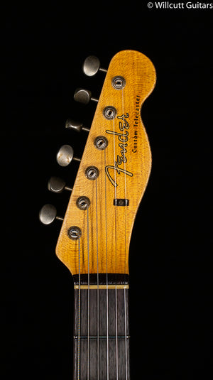 Fender Custom Shop 1960 Telecaster Custom Heavy Relic Aged Black over Chocolate 3-Color Sunburst