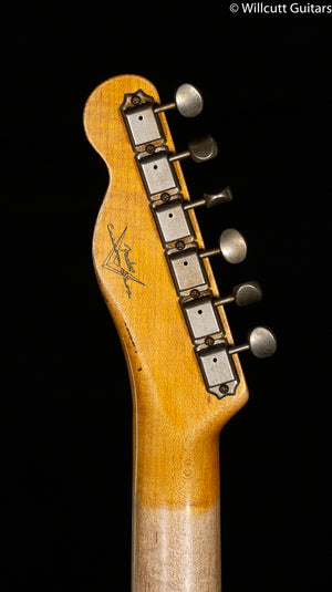 Fender Custom Shop 1960 Telecaster Custom Heavy Relic Aged Black over Chocolate 3-Color Sunburst