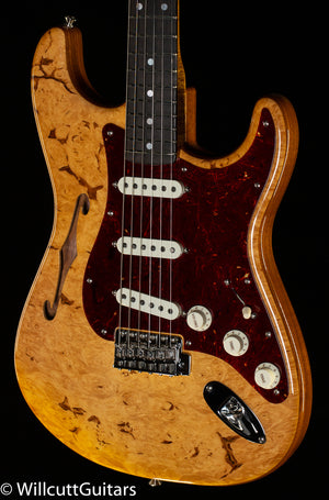 Fender Custom Shop Artisan Maple Burl Strat Antique Natural