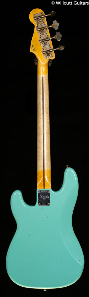 Fender Custom Shop 1959 Precision Bass Journeyman Relic Faded Aged Seafoam Green Bass Guitar (756)