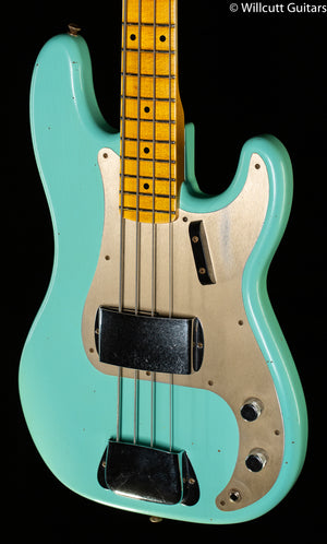 Fender Custom Shop 1959 Precision Bass Journeyman Relic Faded Aged Seafoam Green Bass Guitar (756)