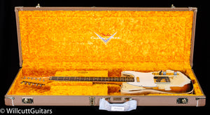 Fender Custom Shop 1959 Tele Custom Super Heavy Relic Aged Olympic White over 3-Color Sunburst