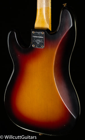 Fender Custom Shop Limited Edition P/J Bass Journeyman Relic 3-Color Sunburst Bass Guitar