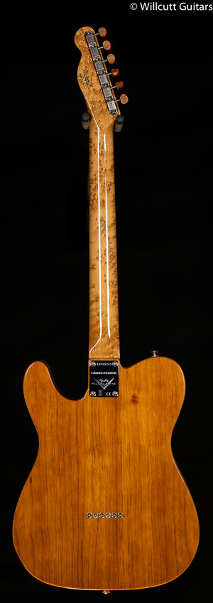 Fender Custom Shop 2020 Limited Knotty Pine Telecaster Thinline Antique Natural
