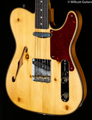 Fender Custom Shop 2020 Limited Knotty Pine Telecaster Thinline Antique Natural