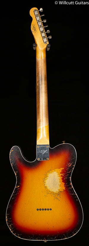 Fender Custom Shop 1960 Telecaster Custom Heavy Relic Aged Chocolate 3-Color Sunburst