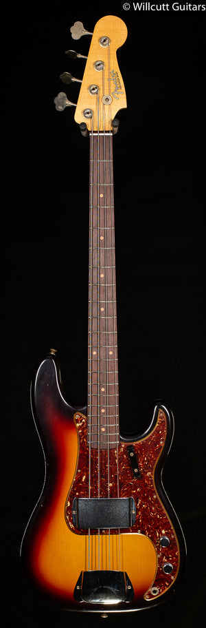 Fender Custom Shop '63 Precision Bass Relic Aged 3-tone Sunburst (059)
