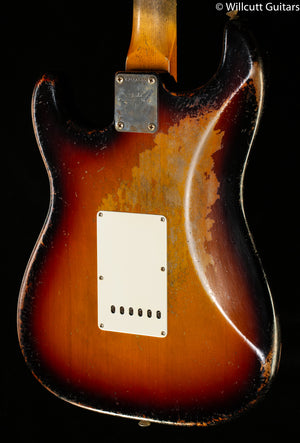 Fender Custom Shop Masterbuilt Dale Wilson 1963 Strat Heavy Relic 3-Tone Sunburst Brazilian