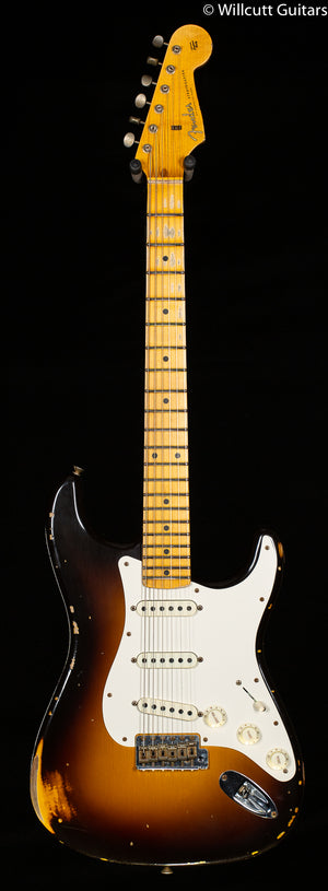 Fender Custom Shop LTD Fat 50's Stratocaster Relic Chocolate 2-Tone Sunburst (730)