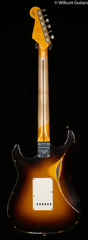 Fender Custom Shop LTD Fat 50's Stratocaster Relic Chocolate 2-Tone Sunburst (730)